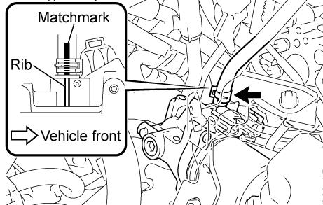 NOTE: Connect the hose immediately after removing the plug in order to prevent brake fluid from leaking. Install the clip into its original position. 12. RECONNECT THE No.1 RESERVOIR TUBE AND No.