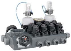 (3/2-way valve), multi-port valves in PVC-U, PP
