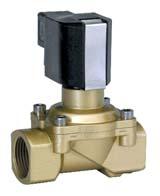 Process solenoid valves made of metal