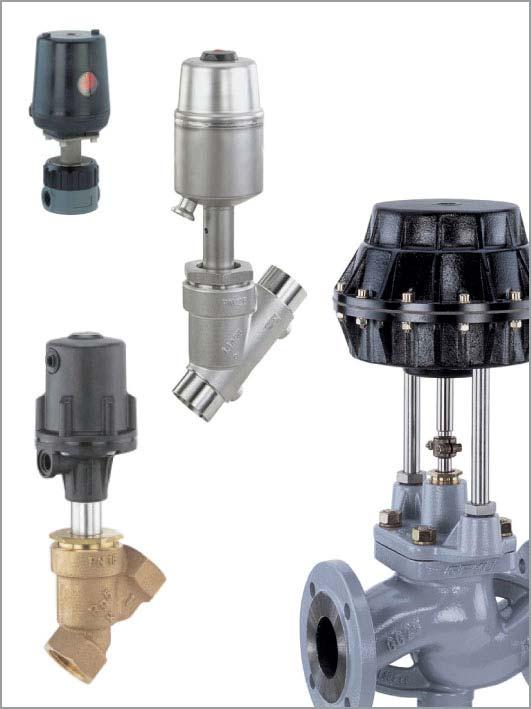 Plastic and metal globe and control valves For clean, slightly corrosive and inert liquids and gases, high cycle duties, good control characteristics.