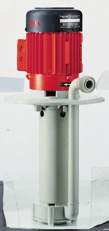 FLUX Centrifugal Immersion Pumps F 716 PP and F 716 PVDF In polypropylene or polyvinylidenfluoride size 115 and 135 Typical applications Transferring and circulating of neutral or corrosive liquids