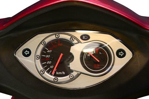 Instrument Panel Speedometer and Battery