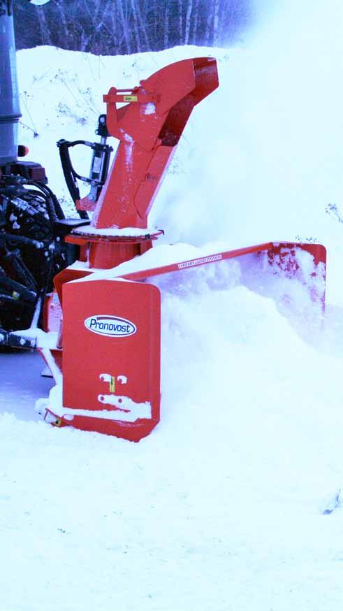 PRONOVOST Series Years of research, development and intensive testing resulted in snowblowers with characteristics clearly reflecting Pronovost leadership in snowblowing equipment.