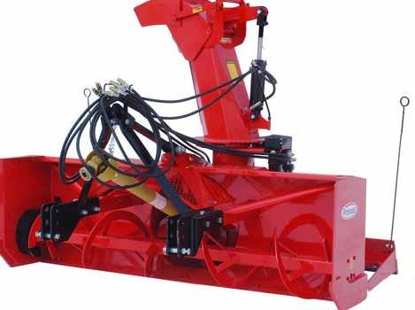 4 MODELS Widths : 74 to 102 40 to 100 HP PTO STANDARD FEATURES Balanced auger. Automatic double chain binder. Quick adjust skid shoes on certain models. Adjustable front 3 point hitch.