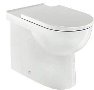 BK04 TOLEDO AMBULANT ECONOFLUSH AIR TOILET SUITE WALL FACED J2685.J2982 Compliant with Ambulant sections of AS1428.