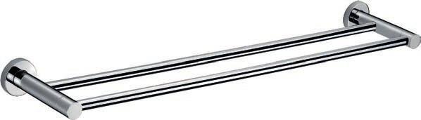 ACCESSORIES NATURE TOWEL BAR 600MM MAN001 595W X 72D X 42H Durable chrome trim with secure DIY fixing system 42 72 595