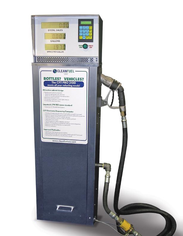 PRO2100 (single hose, single display) Propane Dispensers CFT Pro dispensers can fill all ASME and DOT tanks.