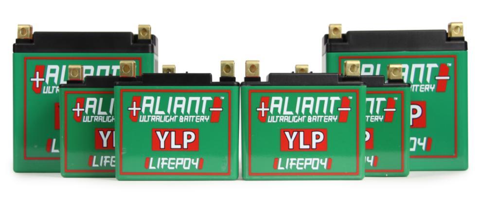 Aliant quality best price! 12 V / from 5 to 30 Ah Pb.Eq. Ultralight starter batteries based on safest lithium iron phosphate technology.