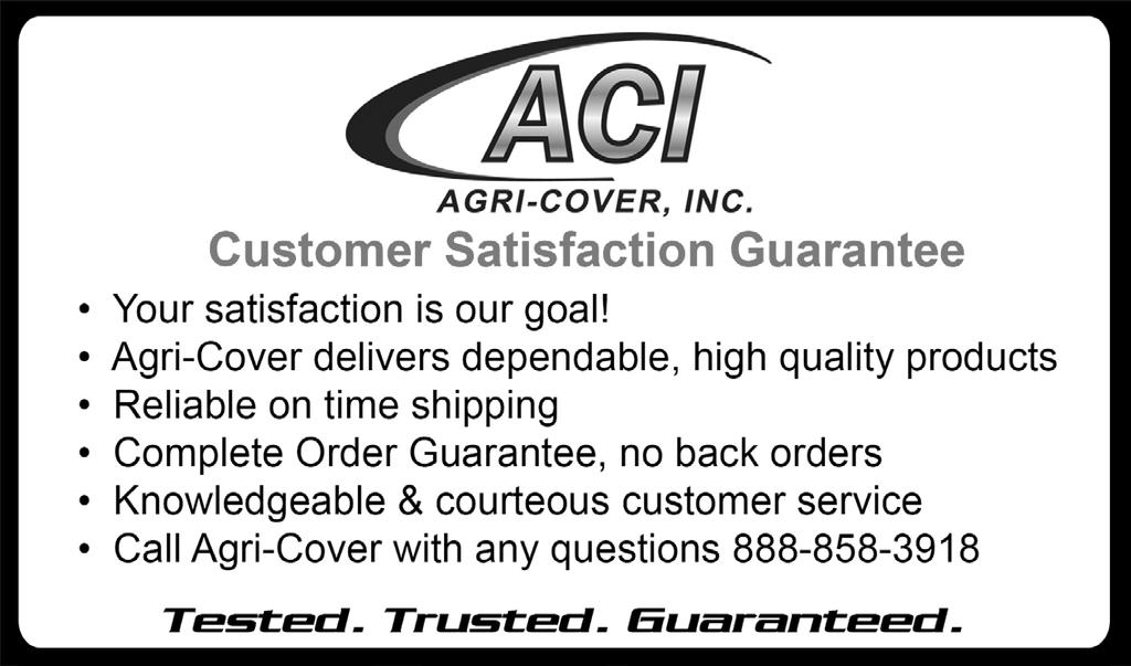 MANUFACTURER S LIMITED WARRANTY Agri-Cover, Inc. extends the following limited warranty to the original retail purchaser of its hitch mounted mud flaps: Agri-Cover, Inc.