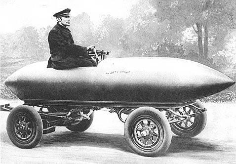 Historical milestones record breaking cars 1899: Camille Jenatzy