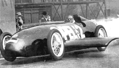 the 200 mph record with the Golden Arrow record on land and water