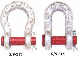 PIN TYPES AND APPLICATIONS ROUND PIN SHACKLES SCREW PIN SHACKLES Round Pin Shackles can be used in tie down, towing,