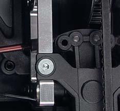 When adjusting the steering servo, adjust the steering so the steering blocks do not turn the maximum amount.