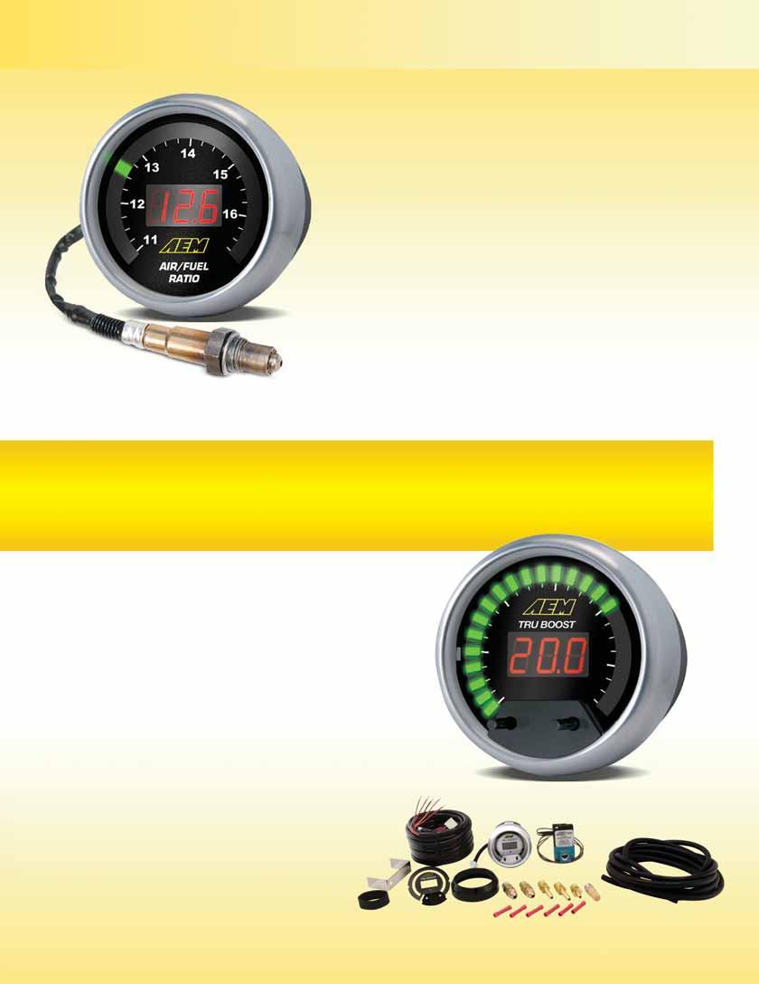 GAUGE-TYPE CONTROLLERS GAUGE-TYPE WIDEBAND UEGO CONTROLLER MONITOR AND CONTROL AFR THROUGH ONE UNIT A wideband UEGO sensor controller accurately monitors Air/Fuel ratios (AFR) during the tuning