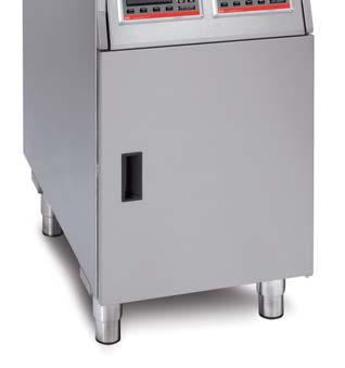 Maximum productivity from minimum floor space Compact in size, FriFri fryers provide