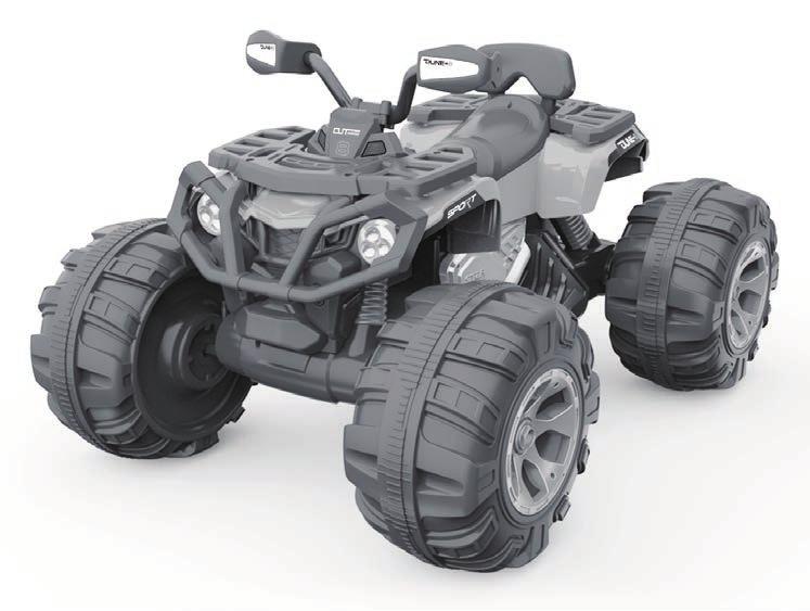 4-Wheel Quad Battery Powered Electric Ride-On Owner s Manual with Assembly Instructions Made in China.