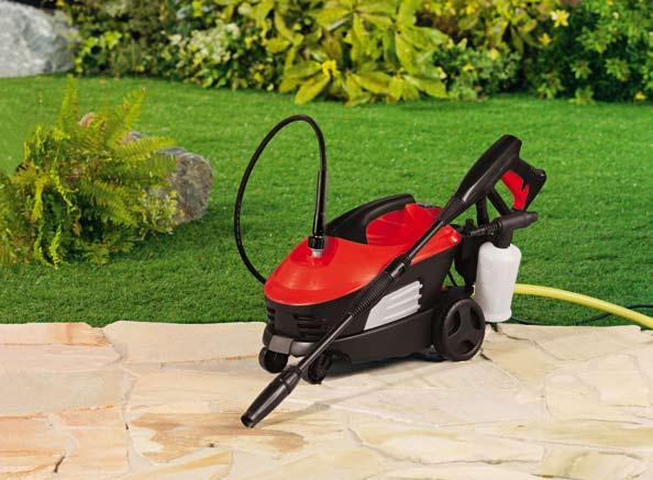 Patio Care 29 Pressure Washer HDR 100 1400 Watt approx. 6 kg (incl. trolley and accessories) Q [l/h] P 340 l/h (max.) 100 bar (max.