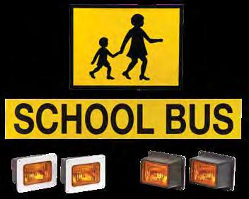 Bus Warning Light Kits Designed and manufactured in Australia. Certified to comply with state transport operation regulations.
