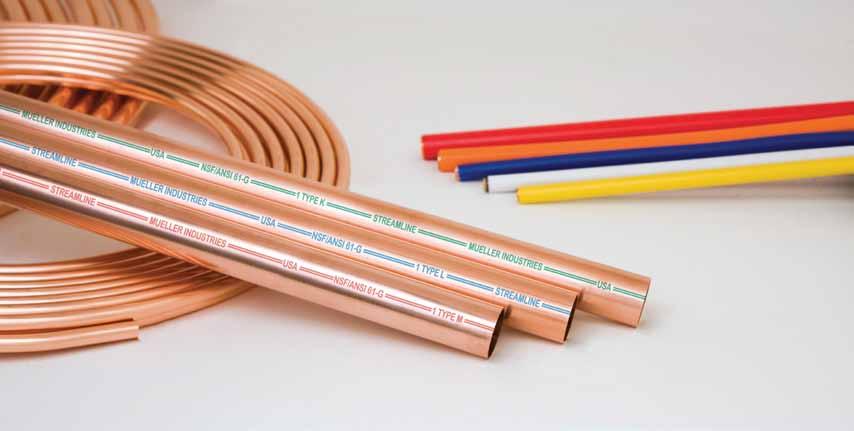 Copper Tube Plumbing Streamline Copper Tube sets the standard for quality, consistency and service in the plumbing industries.