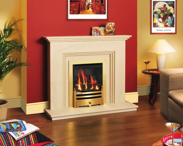 COMPTON The Compton is a deceptively compact fireplace.