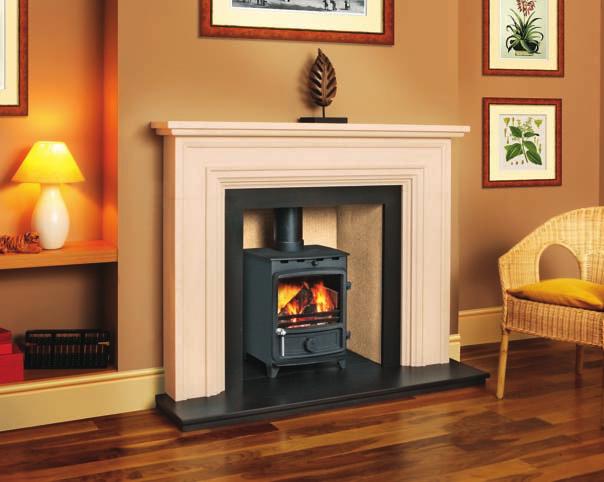 CALGARY The Calgary is an impressive and detailed fireplace with multiple edge