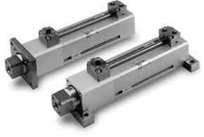 Double Power Cylinder Series R ø2, ø,,,,, Note) s up to, mm are available.