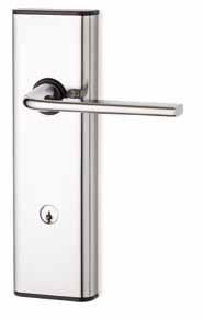 2:1993 Can be keyed alike to other Lockwood door locks Case High purity zinc alloy Field selectable handing Backset 60mm standard 70mm backset latch available as an accessory Latch Stainless steel