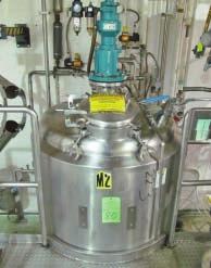 (23) VERTICAL REACTORS, Continued VERTICAL REACTORS, Continued 1 400 GALLON 316 STAINLESS STEEL VERTICAL REACTOR, with Homogenizing Mixing, Polished and Sanitary Design, Sonolator Manufactured by