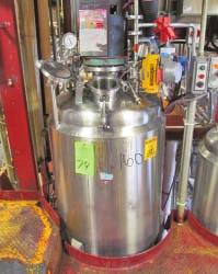 150 GALLON 316 STAINLESS STEEL SANITARY REACTOR, S/N 27521, National Board Number 282, Rated FV/14.