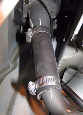 Install fuel filler to body with three factory bolts. d. Remove fuel filler from vehicle. e.
