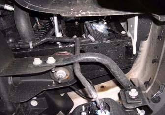 Remove left and right bumper support brackets from frame and bumper.