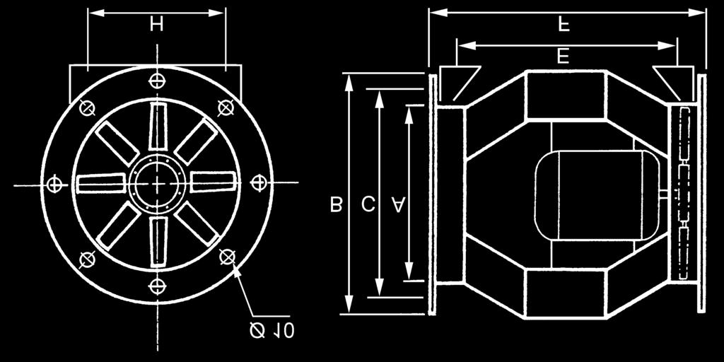 -4/-4V, Hz (-4/66-7V over kw) three-phase or -4V, Hz single-phase asynchronous motor with squirrel cage rotor, in accordance with IEC7 and IEC-4-1. Insulation class F, enclosure IP55.