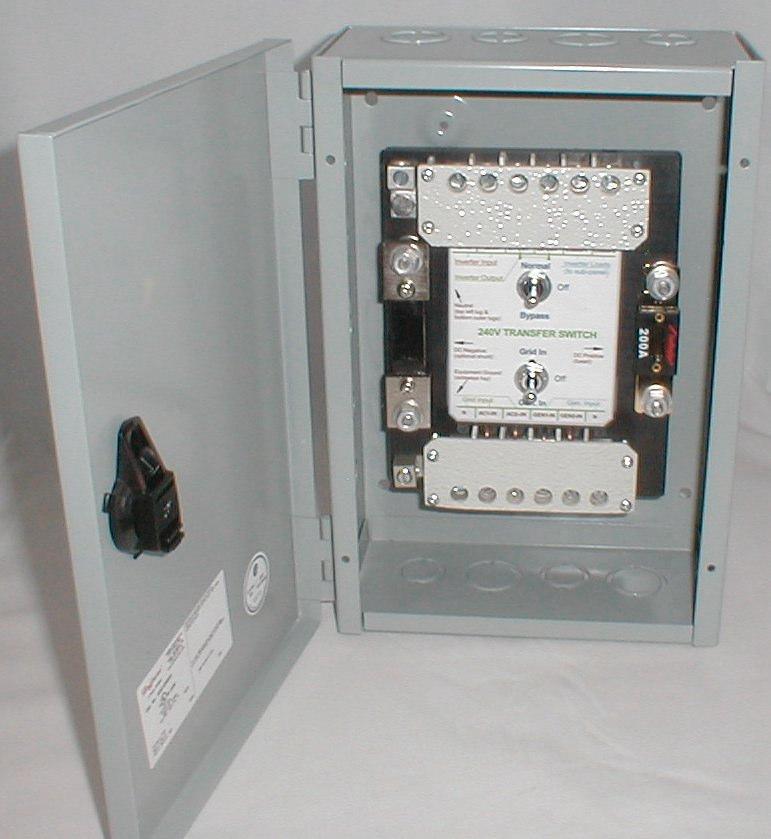 Coleman Air ITS-240 Inverter Transfer Switch For: 240 Volts