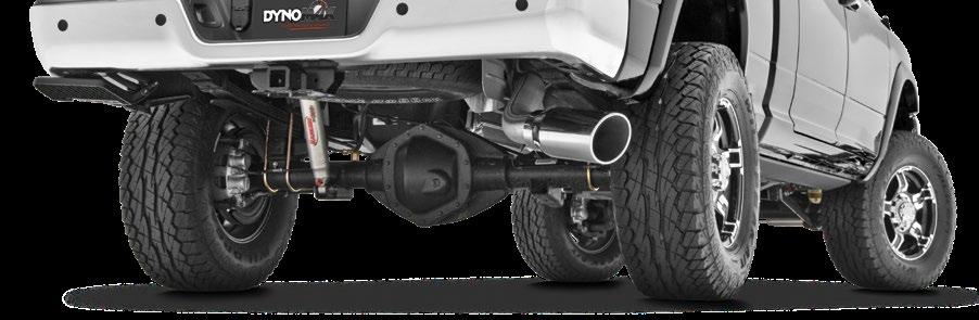Aluminized system APPLICATIONS 17322 1999-94 Ram 1500 3.9L, 5.2L, 5.9L - Std. cab short/long bed; Ext. cab short/long bed; Under 8800 G.V.W.R. PERFORMANCE DPF-BACK EXHAUST 6-in.