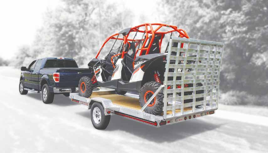UT SERIES The durable UT Series is ready to haul large equipment, vehicles and commercial goods. Combination extruded aluminum and marine grade plywood decks stand up to heavy-duty hauling.