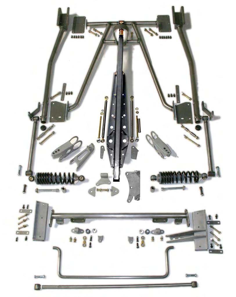 1964 1/2-70 Mustang Torque Arm Rear Suspension Parts Layout Version 2 (c)