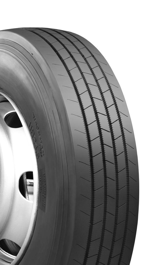 I-480 Ultra Premium Trailer Highway Rib Appropriate for short and long haul trailer applications. Modern five-rib tread pattern ensures long mileage and shoulder wear resistance.