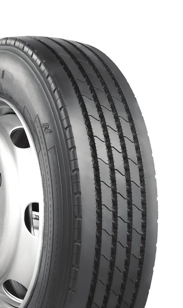 I-181 Highway Steer A/P All-position rib tire. Five-rib design delivers long mileage and shoulder wear resistance in steer axle use. Excellent directional stability alleviates abnormal wear.