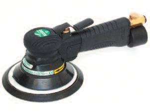 270 AIR TOOLS - SANDERS Mini Random Orbital Sander Kit FO5003mk Uses 2 and 3 backing pads. Rubber handle provides grip and operator comfort. Two finger throttle for easier control and less fatigue.