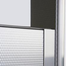 The full height channels match the finish of stainless steel partitions while also eliminating