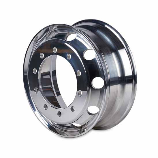 WHEEL END / ALUMINIUM WHEELS ALUMINIUM WHEELS FEATURES & BENEFITS Aluminium wheels can be up to 50% lighter than most steel wheels Aluminium dissipates heat better than steel, means cooler running