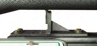 With the mounting brackets loosely installed and centered on the vehicle, line up the two tabs on each side of the Tube