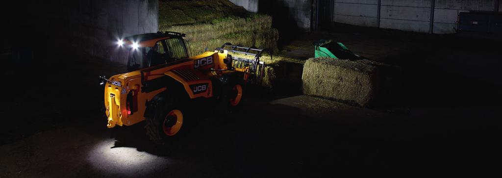MAXIMUM PERFORMANCE MAXIMUM EFFICIENCY. JCB HAS ALWAYS UNDERSTOOD THAT, WHEN IT COMES TO AGRICULTURAL MACHINERY, ONLY THE VERY HIGHEST LEVELS OF PERFORMANCE AND PRODUCTIVITY WILL DO.