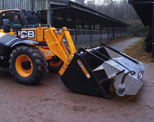 For an extended product life, the new JCB Bucket Brush is manufactured using high strength Domex steel with a galvanised body.