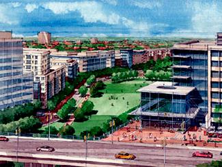 Transit Oriented Development North Point Large scale development near major highways Privately developed