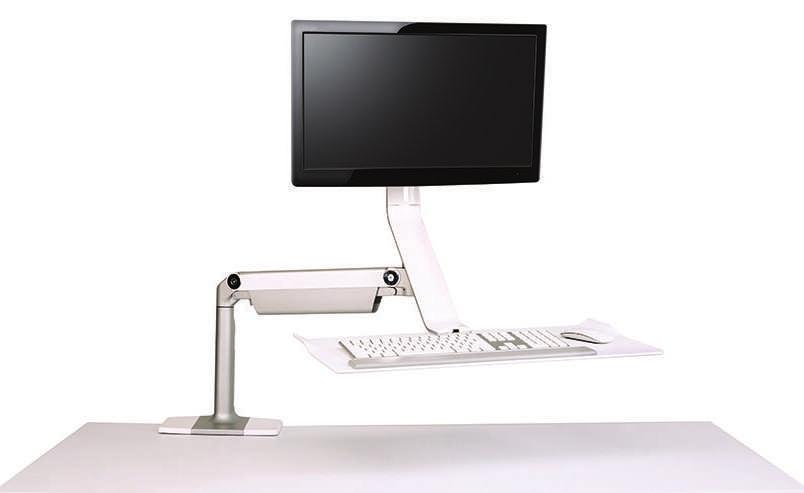 QUICKSTAND LITE Features & Specifications Humanscale s QuickStand Lite transforms any fixed-height desk into an active one.