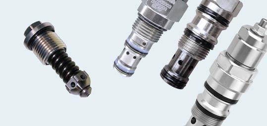 2 GoTo Europe Compact Hydraulics Cartridge valves Mechanical valves Mechanical cartridge valves designed to fit common industry and market interchange cavities.