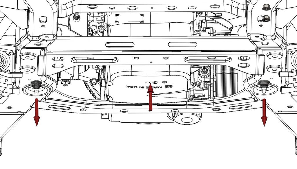 Special note about removing front sway bar from the vehicle While it may be possible to remove the front sway bar without lifting the engine, it certainly makes the job much more difficult.