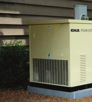 Permanently installed generators This type of generator starts and operates without any input or action by you, and is typically fueled by natural gas or propane.