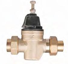 PRV-C-LL SERIES WATER PRESSURE REDUCING VALVES, COMPACT DESIGN WITH BYPASS.